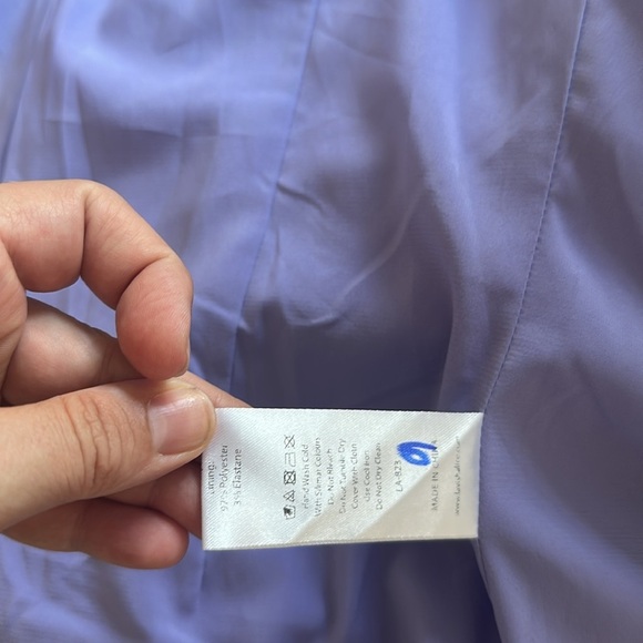 NWT ASOS Lavish Alice Bardot Double Breasted Tuxedo Jacket Lavender Lilac Sz 2 - Picture 7 of 9